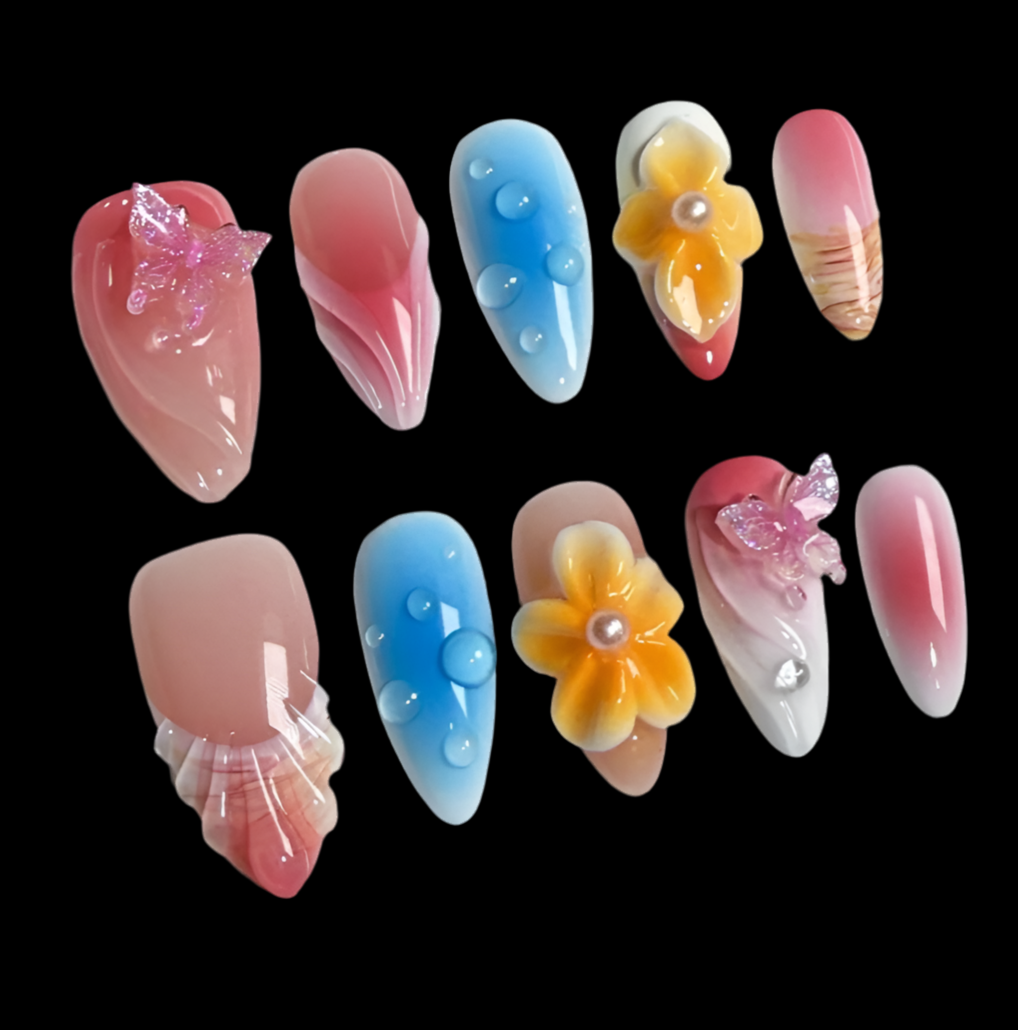 Arizona handmade press-on nails